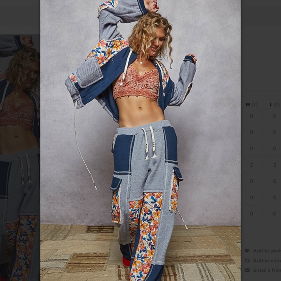 POL “ Chicago 11 “ POL Quilted Thermal Jacket with Waist String and Hood SR54 - Picture 7 of 13